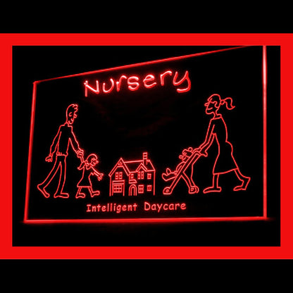 190116 Nursery Intelligent Day Care Home Decor Open Display illuminated Night Light Neon Sign 16 Color By Remote