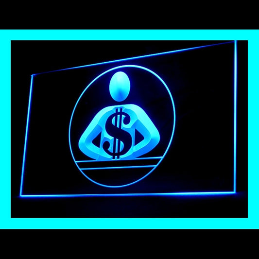 190119 Cashed Check Payday Loans Store Shop Home Decor Open Display illuminated Night Light Neon Sign 16 Color By Remote