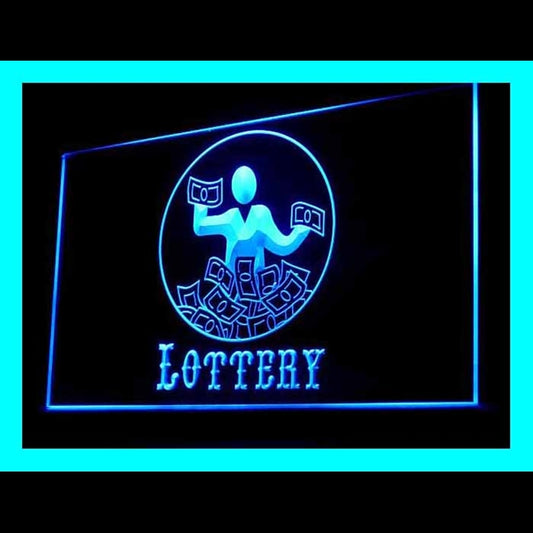 190133 Lottery Ticket Store Shop Home Decor Open Display illuminated Night Light Neon Sign 16 Color By Remote