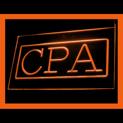 190134 CPA Certified Public Account Shop Home Decor Open Display illuminated Night Light Neon Sign 16 Color By Remote