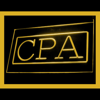 190134 CPA Certified Public Account Shop Home Decor Open Display illuminated Night Light Neon Sign 16 Color By Remote