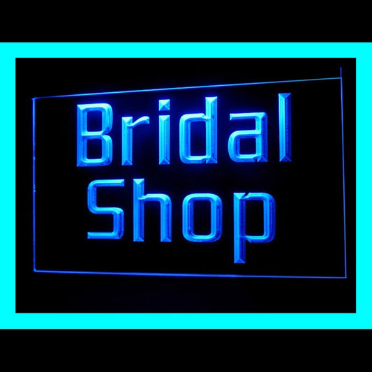 190137 Bridal Shop Store Shop Home Decor Open Display illuminated Night Light Neon Sign 16 Color By Remote