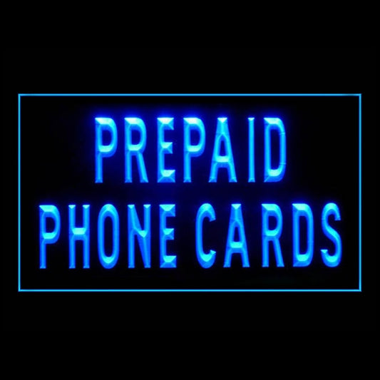 190152 Prepaid Phone Cards Telecom Shop Home Decor Open Display illuminated Night Light Neon Sign 16 Color By Remote