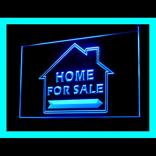 190155 Home For Sale Real Estate Shop Home Decor Open Display illuminated Night Light Neon Sign 16 Color By Remote