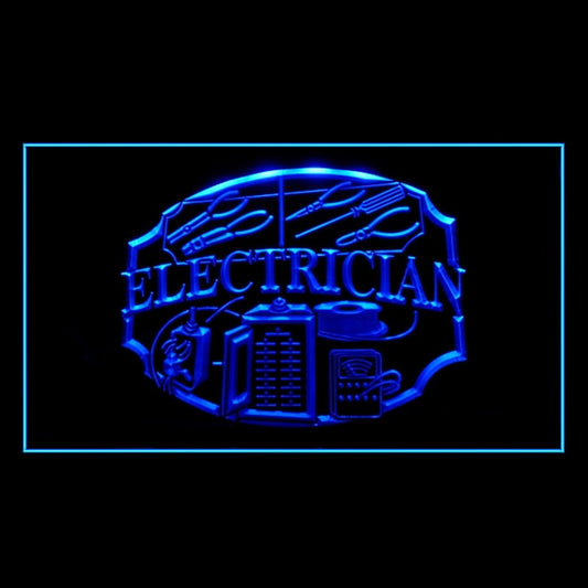 190159 Electrician Service Tools Shop Home Decor Open Display illuminated Night Light Neon Sign 16 Color By Remote