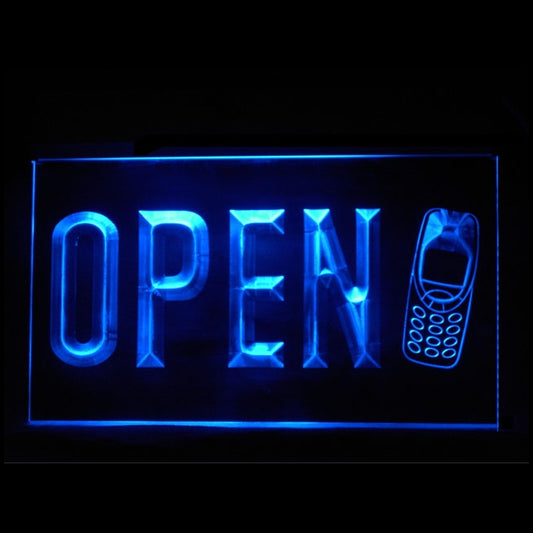 190160 Phone Unlocking Repair Telecom Shop Home Decor Open Display illuminated Night Light Neon Sign 16 Color By Remote