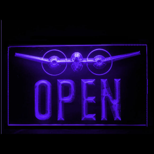 190162 Travel Agency Shop Center Home Decor Open Display illuminated Night Light Neon Sign 16 Color By Remote