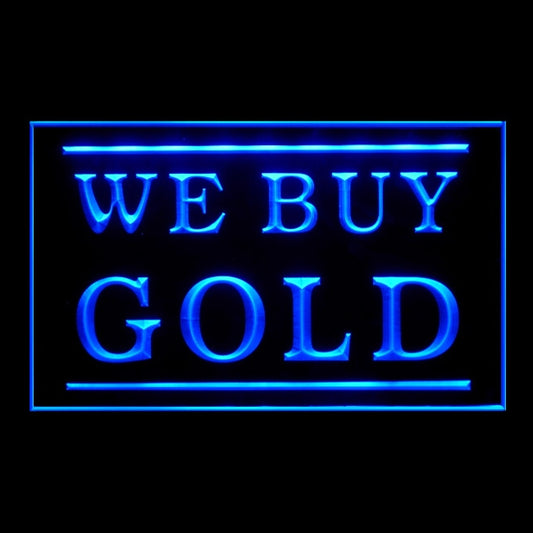 190163 We Buy Gold Jewelry Store Shop Home Decor Open Display illuminated Night Light Neon Sign 16 Color By Remote