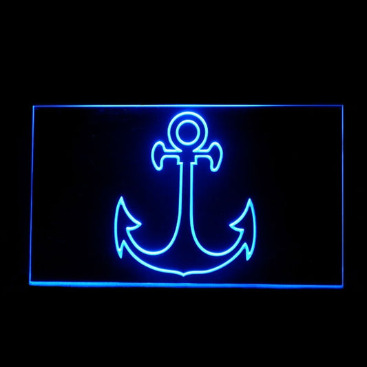 190173 Anchor Home Decor Open Display illuminated Night Light Neon Sign 16 Color By Remote