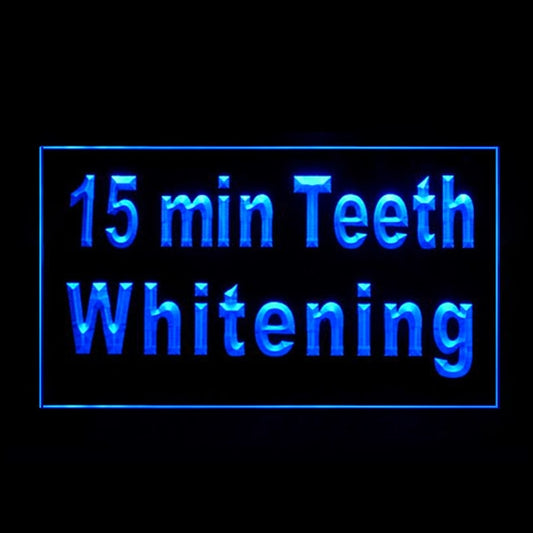190179 Teeth Dentist Health Care Home Decor Open Display illuminated Night Light Neon Sign 16 Color By Remote