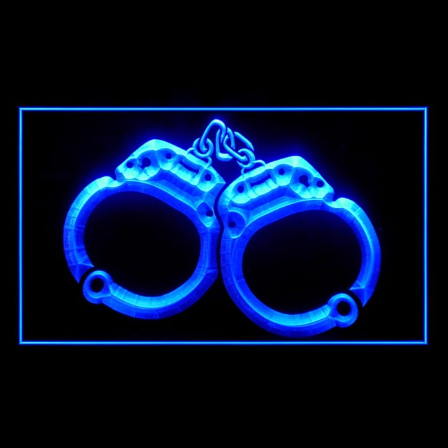 190181 Handcuff Home Decor Open Display illuminated Night Light Neon Sign 16 Color By Remote