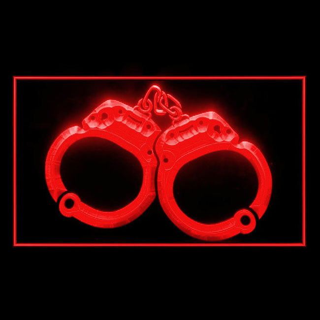 190181 Handcuff Home Decor Open Display illuminated Night Light Neon Sign 16 Color By Remote