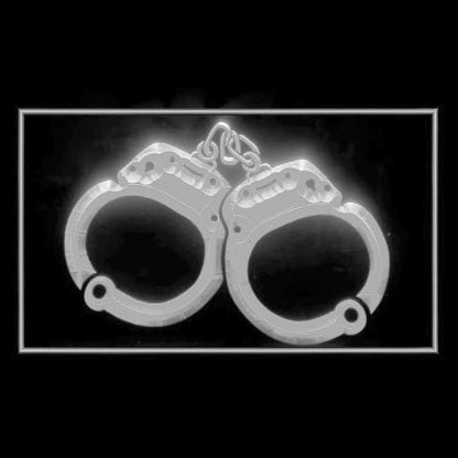 190181 Handcuff Home Decor Open Display illuminated Night Light Neon Sign 16 Color By Remote