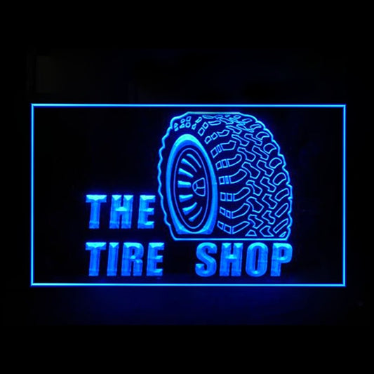 190186 Tire Shop Auto Body Vehicle Store Home Decor Open Display illuminated Night Light Neon Sign 16 Color By Remotes