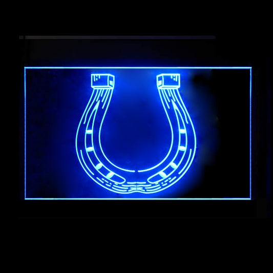 190190 Horseshoe Horse Store Shop Home Decor Open Display illuminated Night Light Neon Sign 16 Color By Remote