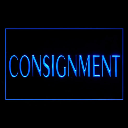 190191 Consignment Office Store Shop Home Decor Open Display illuminated Night Light Neon Sign 16 Color By Remote