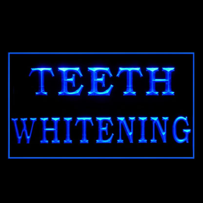 190194 Teeth Whitening Dentist Health Care Home Decor Open Display illuminated Night Light Neon Sign 16 Color By Remote