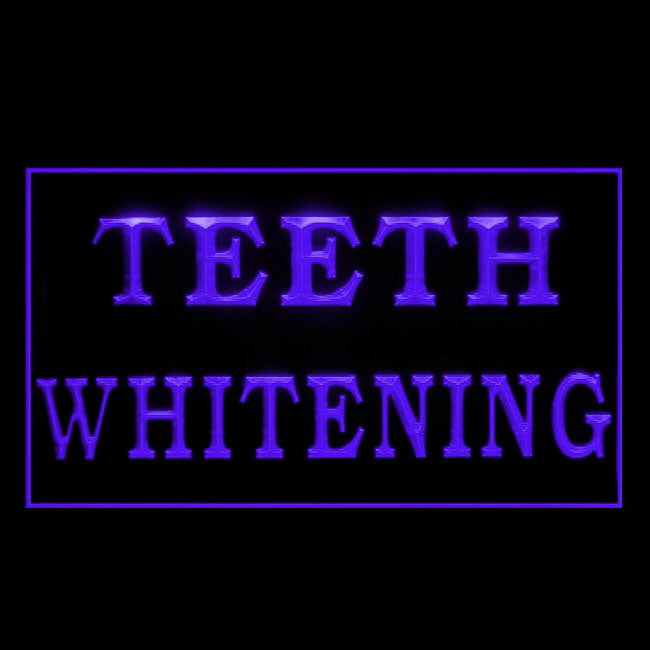 190194 Teeth Whitening Dentist Health Care Home Decor Open Display illuminated Night Light Neon Sign 16 Color By Remote