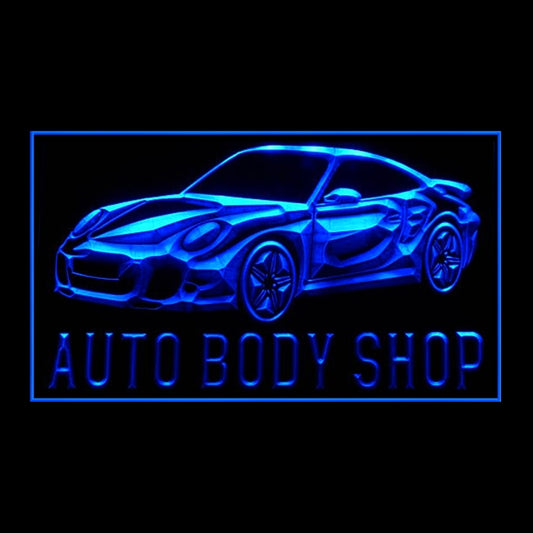 190214 Auto Body Shop Vehicle Store Home Decor Open Display illuminated Night Light Neon Sign 16 Color By Remotes