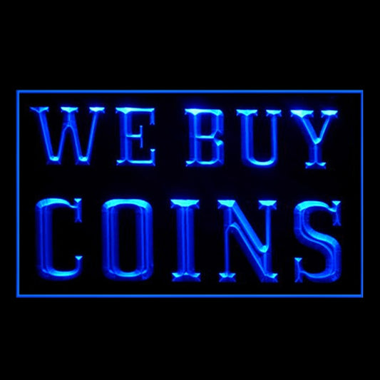 190215 We Buy Coins Store Shop Home Decor Open Display illuminated Night Light Neon Sign 16 Color By Remote