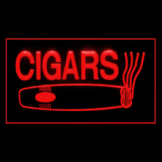 200001 Cigars Cuban Tobacco Store Shop Home Decor Open Display illuminated Night Light Neon Sign 16 Color By Remote