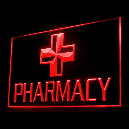 200008 Pharmacy Store Shop Home Decor Open Display illuminated Night Light Neon Sign 16 Color By Remote