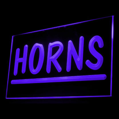 200024 Horns Souvenir Gift Shop Store Shop Home Decor Open Display illuminated Night Light Neon Sign 16 Color By Remote