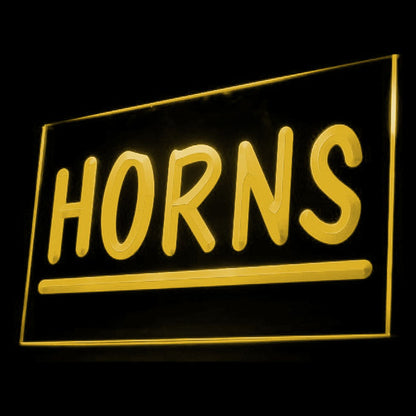200024 Horns Souvenir Gift Shop Store Shop Home Decor Open Display illuminated Night Light Neon Sign 16 Color By Remote
