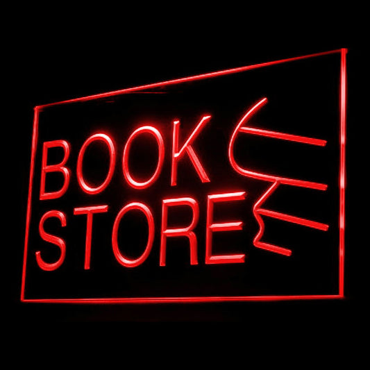 200026 Book Store Shop Home Decor Open Display illuminated Night Light Neon Sign 16 Color By Remote