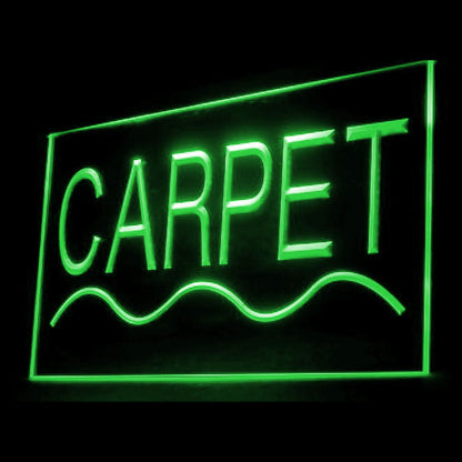 200027 Carpet Store Shop Home Decor Open Display illuminated Night Light Neon Sign 16 Color By Remote