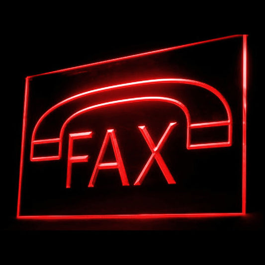200030 Fax Store Shop Home Decor Open Display illuminated Night Light Neon Sign 16 Color By Remote
