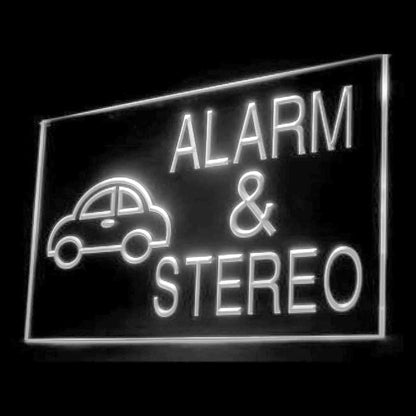 200038 Alarm Stereo Auto Vehicle Store Shop Home Decor Open Display illuminated Night Light Neon Sign 16 Color By Remote