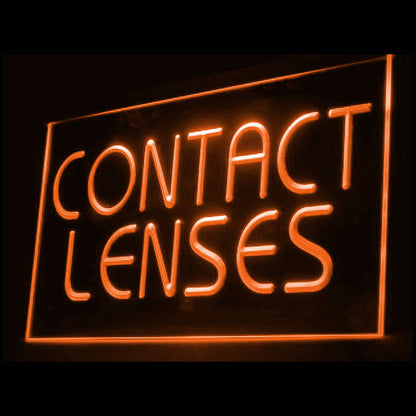 200041 Contact Lenses Optical Glasses Shop Home Decor Open Display illuminated Night Light Neon Sign 16 Color By Remote