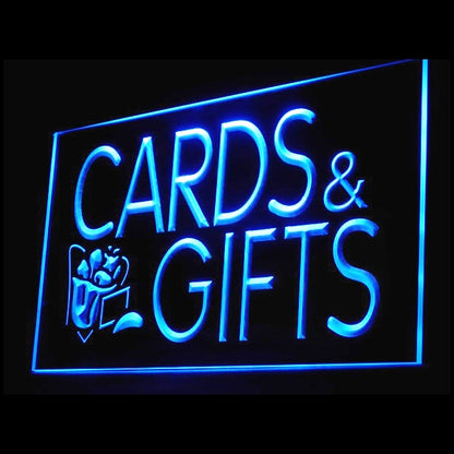 200042 Cards Gifts Shop Store Home Decor Open Display illuminated Night Light Neon Sign 16 Color By Remote