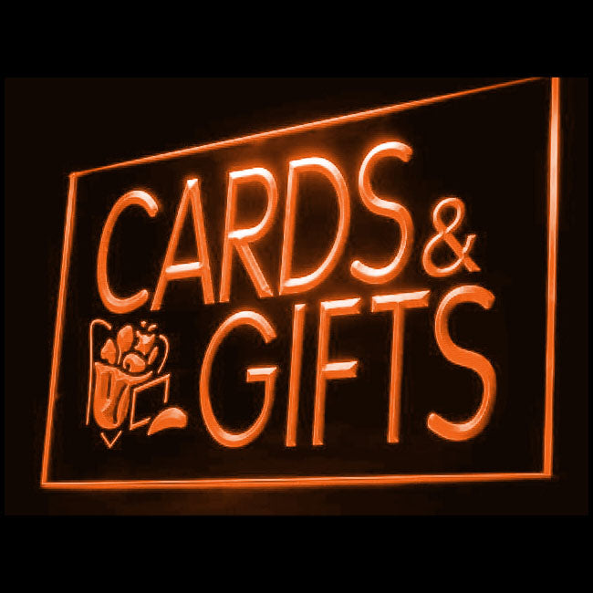 200042 Cards Gifts Shop Store Home Decor Open Display illuminated Night Light Neon Sign 16 Color By Remote