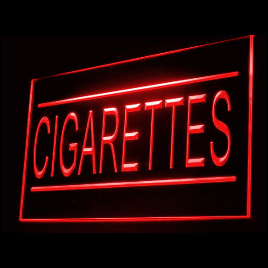 200047 Cigarettes Tobacco Store Shop Home Decor Open Display illuminated Night Light Neon Sign 16 Color By Remote