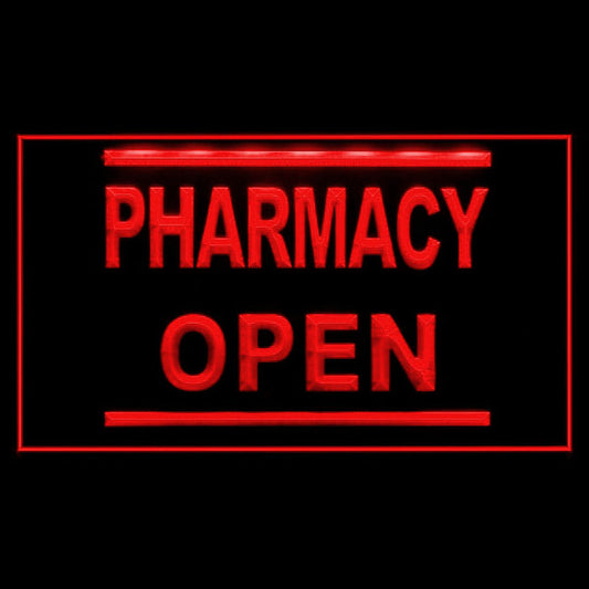 200051 Pharmacy Store Shop Home Decor Open Display illuminated Night Light Neon Sign 16 Color By Remote