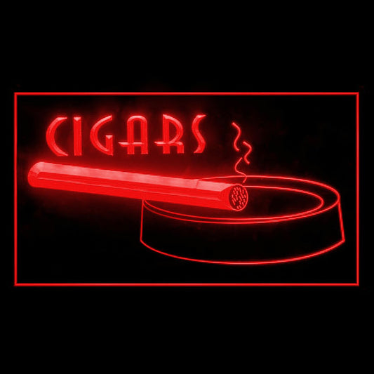 200054 Cigars Cuban Tobacco Store Shop Home Decor Open Display illuminated Night Light Neon Sign 16 Color By Remote