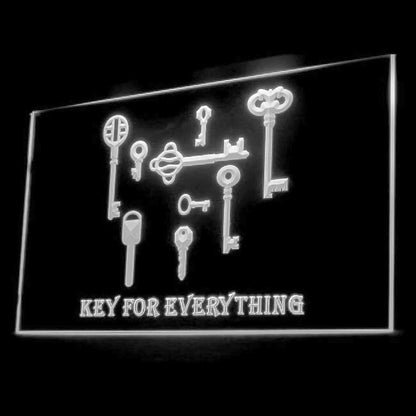 200061 Key Locksmith Store Shop Home Decor Open Display illuminated Night Light Neon Sign 16 Color By Remote