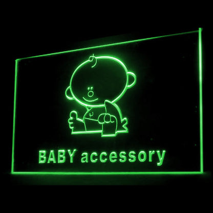 200065 Baby Accessory Store Shop Home Decor Open Display illuminated Night Light Neon Sign 16 Color By Remote