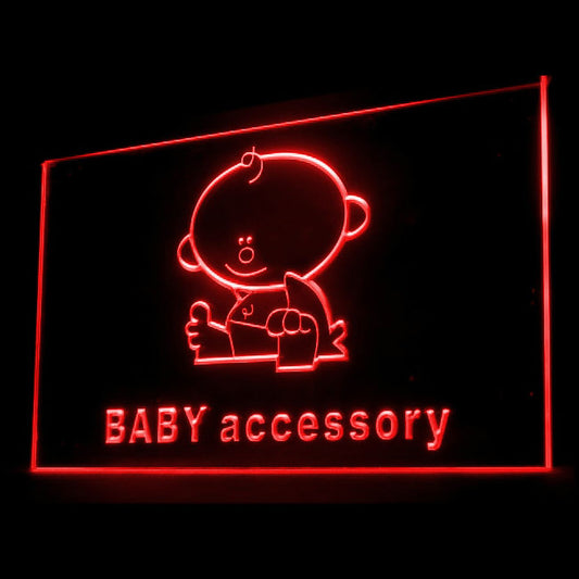 200065 Baby Accessory Store Shop Home Decor Open Display illuminated Night Light Neon Sign 16 Color By Remote