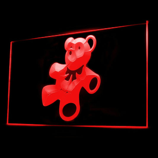 200071 Bear Toys Shop Store Home Decor Open Display illuminated Night Light Neon Sign 16 Color By Remote