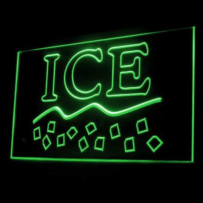 200072 Ice Shop Store Home Decor Open Display illuminated Night Light Neon Sign 16 Color By Remote