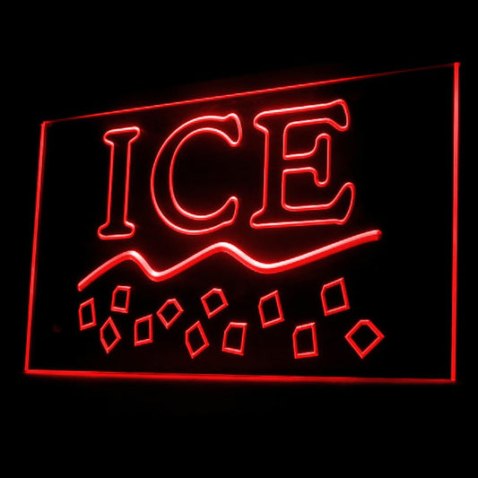 200072 Ice Shop Store Home Decor Open Display illuminated Night Light Neon Sign 16 Color By Remote