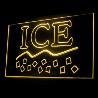 200072 Ice Shop Store Home Decor Open Display illuminated Night Light Neon Sign 16 Color By Remote