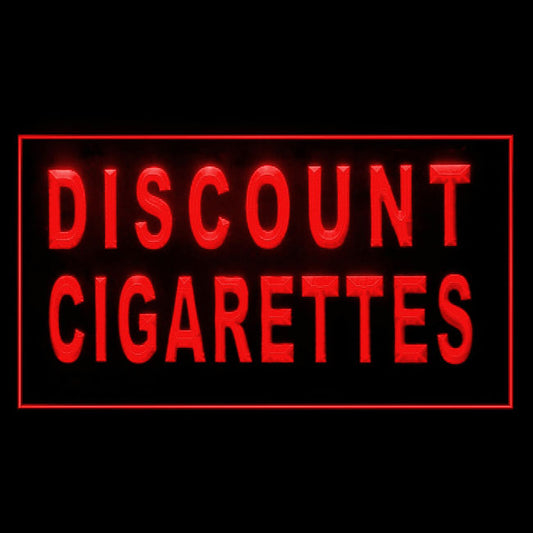 200078 Discount Cigarettes Store Shop Home Decor Open Display illuminated Night Light Neon Sign 16 Color By Remote