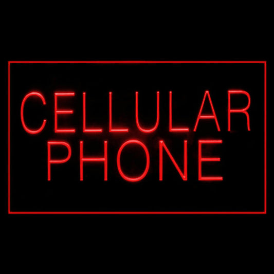 200087 Cellular Phone Telecom Shop Home Decor Open Display illuminated Night Light Neon Sign 16 Color By Remote