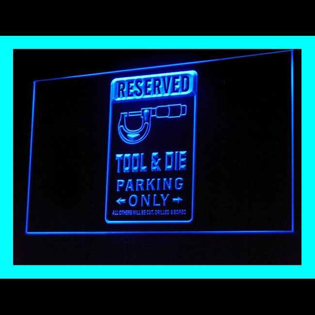 200098 Reserved Tool Die Parking Only Home Decor Open Display illuminated Night Light Neon Sign 16 Color By Remote