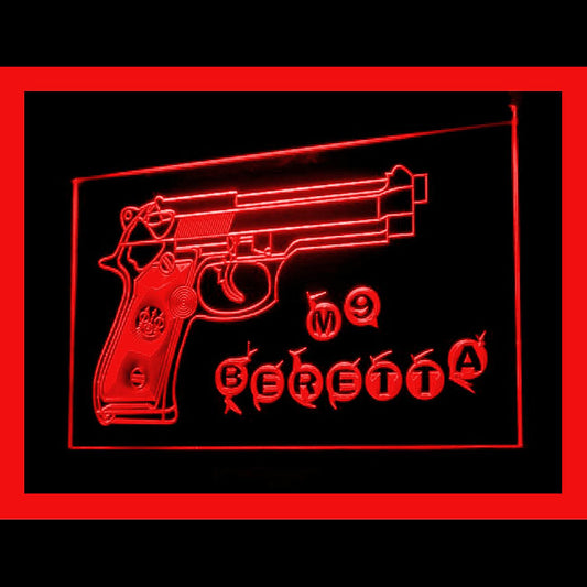 200099 Gun Shop Store Home Decor Open Display illuminated Night Light Neon Sign 16 Color By Remote