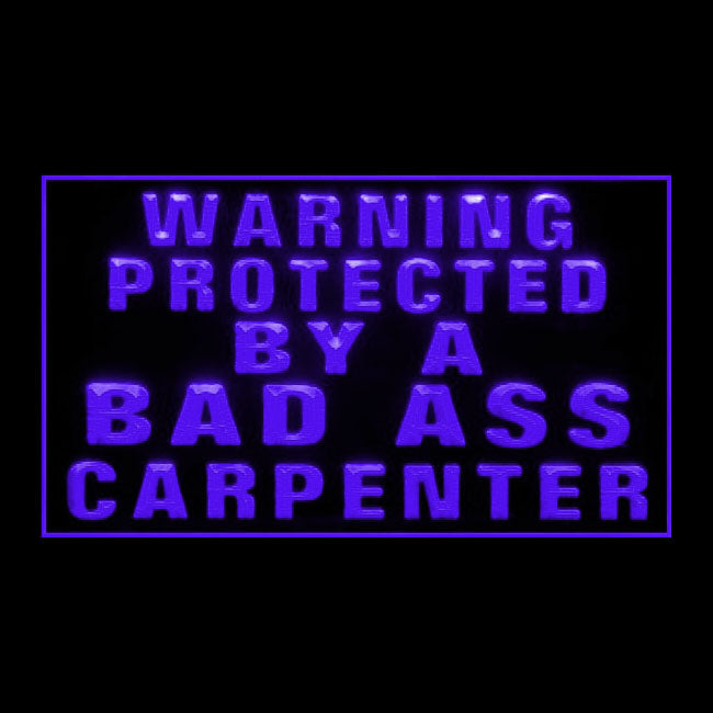 200106 Warning Carpenter Store Shop Home Decor Open Display illuminated Night Light Neon Sign 16 Color By Remote